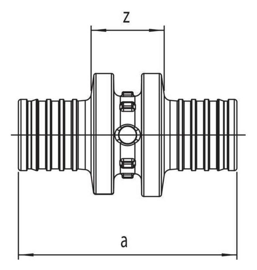 Rehau Kupplung 20 x 20 mm | 11600121001