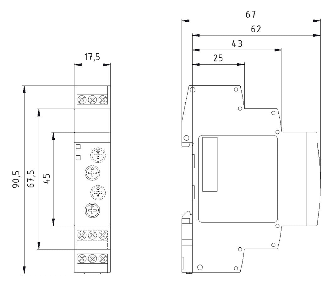 SIEMENS Zeitrelais 12-240V/AC 0.05s-100h 7PV1518-1AW30 ansprVerz
