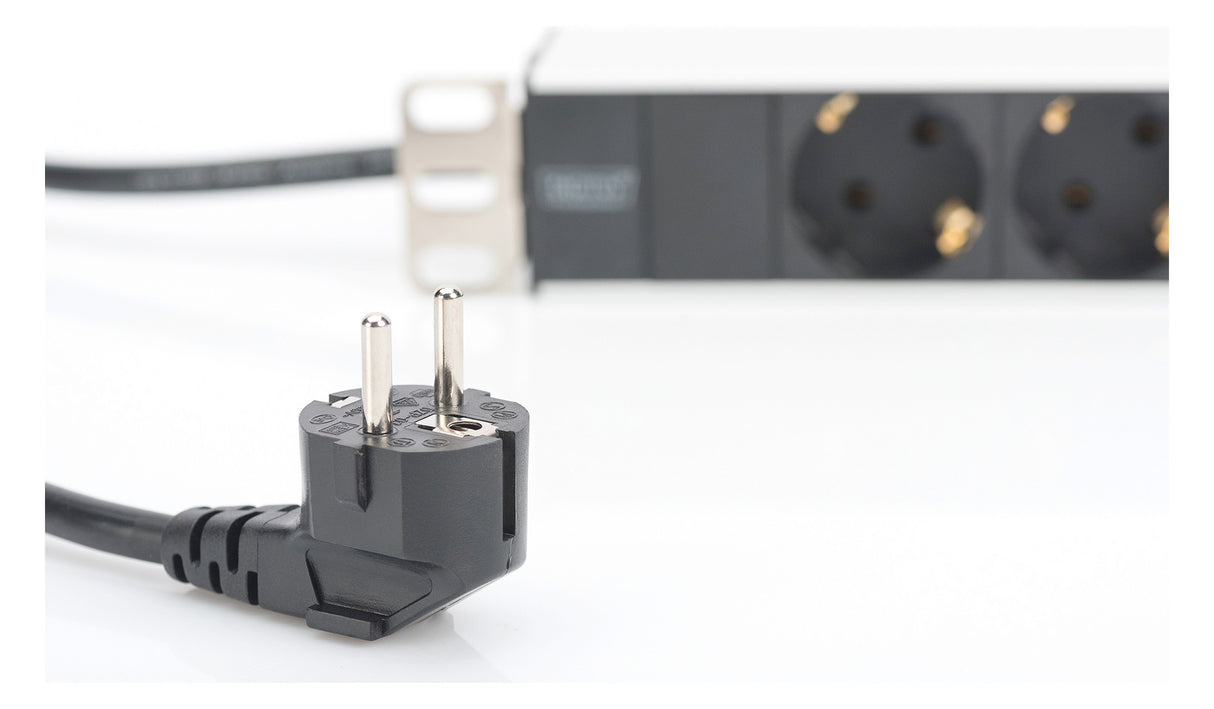 ASSMANN ELEKTRO 1HE Alu. PDU 8-fach 8x Schutzkontakt 16A DN-95401