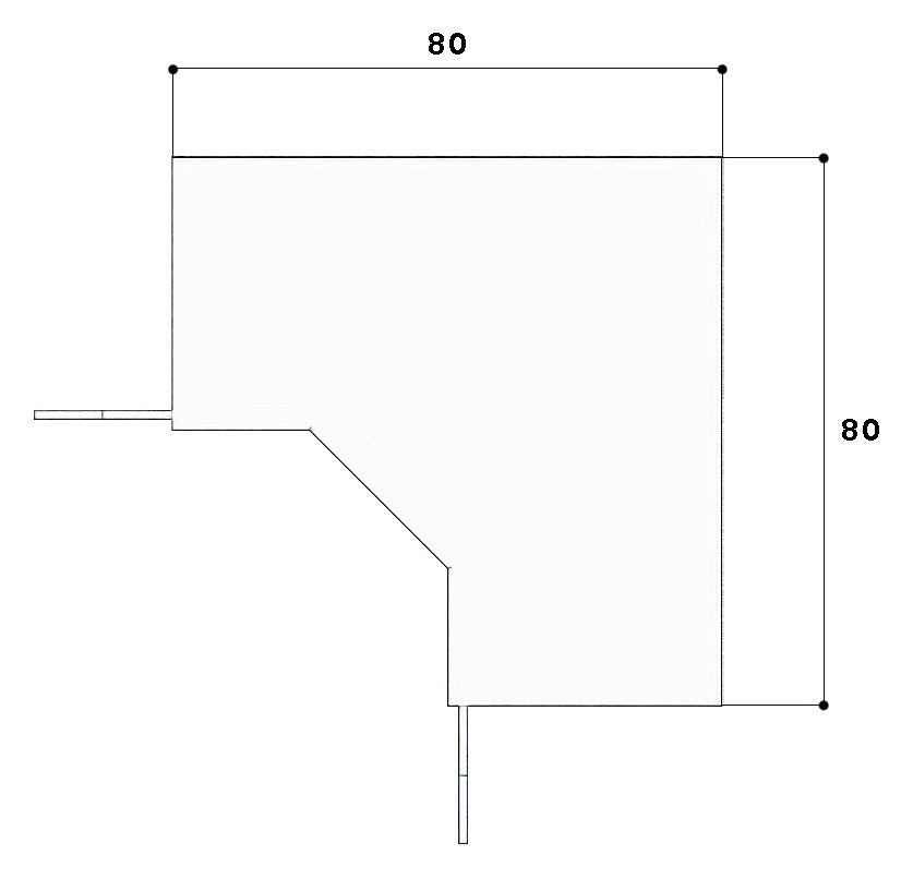 GGK Inneneck LF-K Kst 57x40mm gr RAL7030 LFG 40x60-IE HFT unbeh