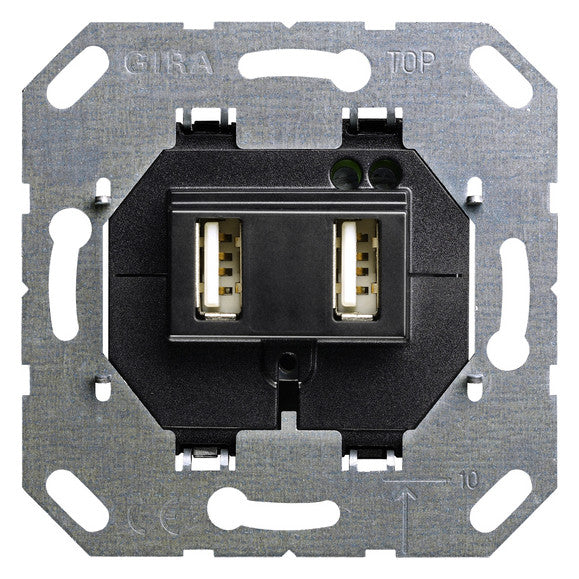 GIRA USB-Spannungsversorgung 2USB-A UP 235900 3000mA 5V 50-235900Hz