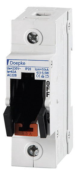 DOEPKE D0-Lasttrennschalter D02 1p 400V Tytan II D0-63-1 63A