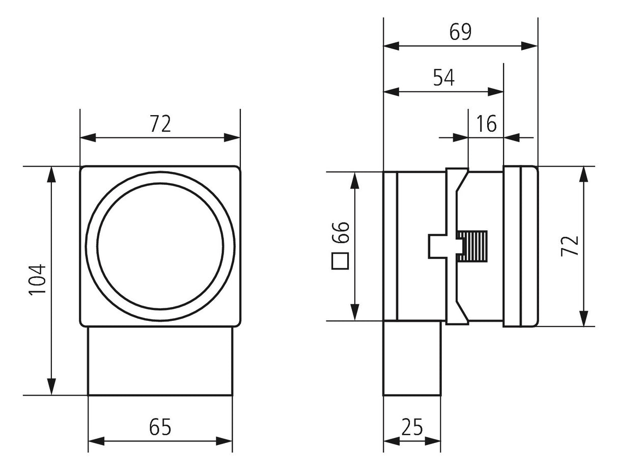 THEBEN Schaltuhr mech 230VAC FR-Einb SYN 169 s 1kan Wechs 24h Prog