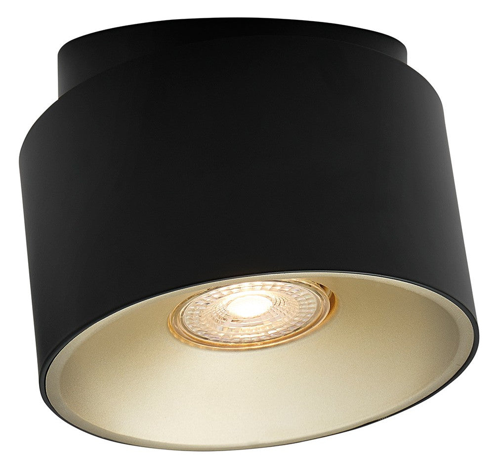 NORDLUX LED-Anbaustrahler 40W 1LED sw sw Torone 2310460103 GU10 mt RF:mt Alu