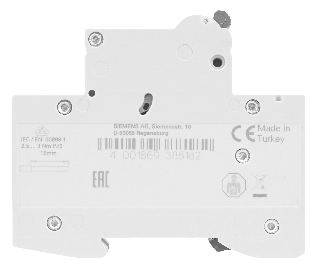 SIEMENS Leitungsschutzschalter UC C 10A 5SL6110-7 1p 400V 1TE 50Hz IP20