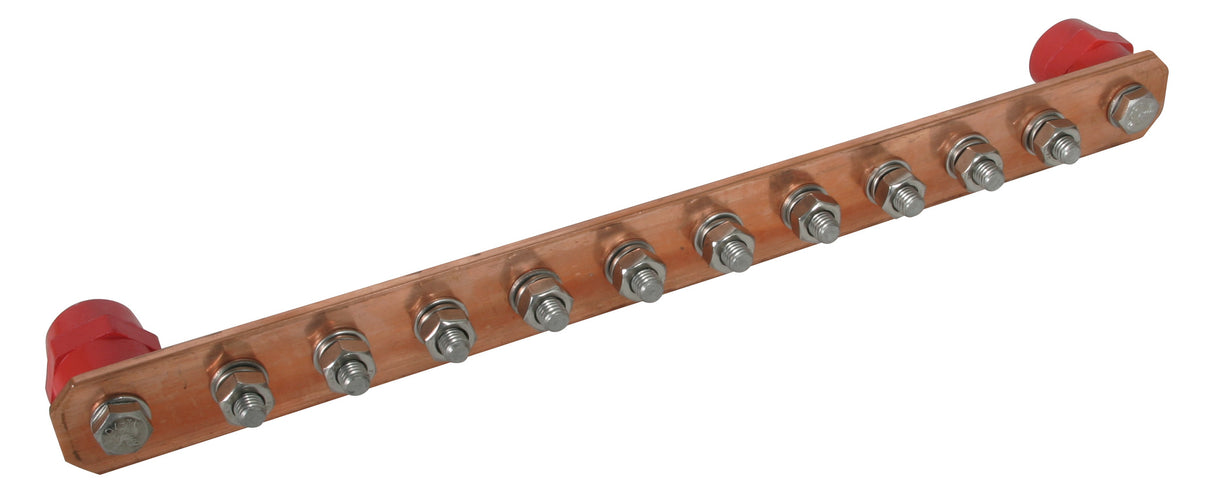 DEHN SE Potentialausgleichschiene 10rndl PAS I 10AP M10 CU Cu n.Klemme V2A
