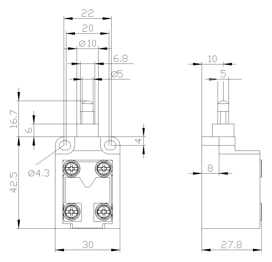 SIEMENS Einzelpositionsschalter 1S 1Ö 1W 3SE5250-0CC05 Kst Kuppenstößel
