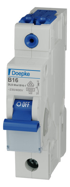 DOEPKE Leitungsschutzschalter UC B 16A DLS 6HSL B16-1 6KA 1p 230V 1TE 50Hz