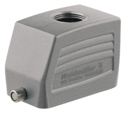 WEIDMÜLLER Tüllengehäuse Längsbügel alu HDC 10B TOLU 1M25G IP66 87,5x52x43mm