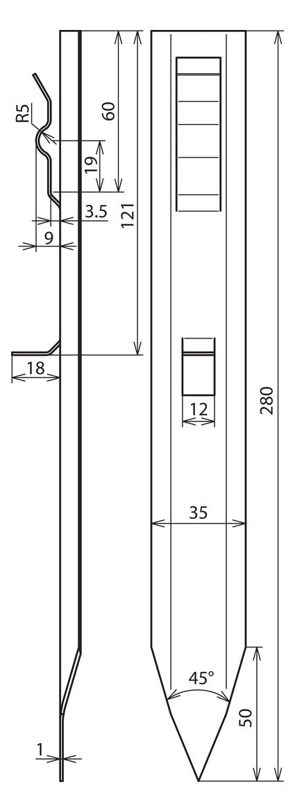 DEHN SE Abstandhalter ST f/vz AH FE RF