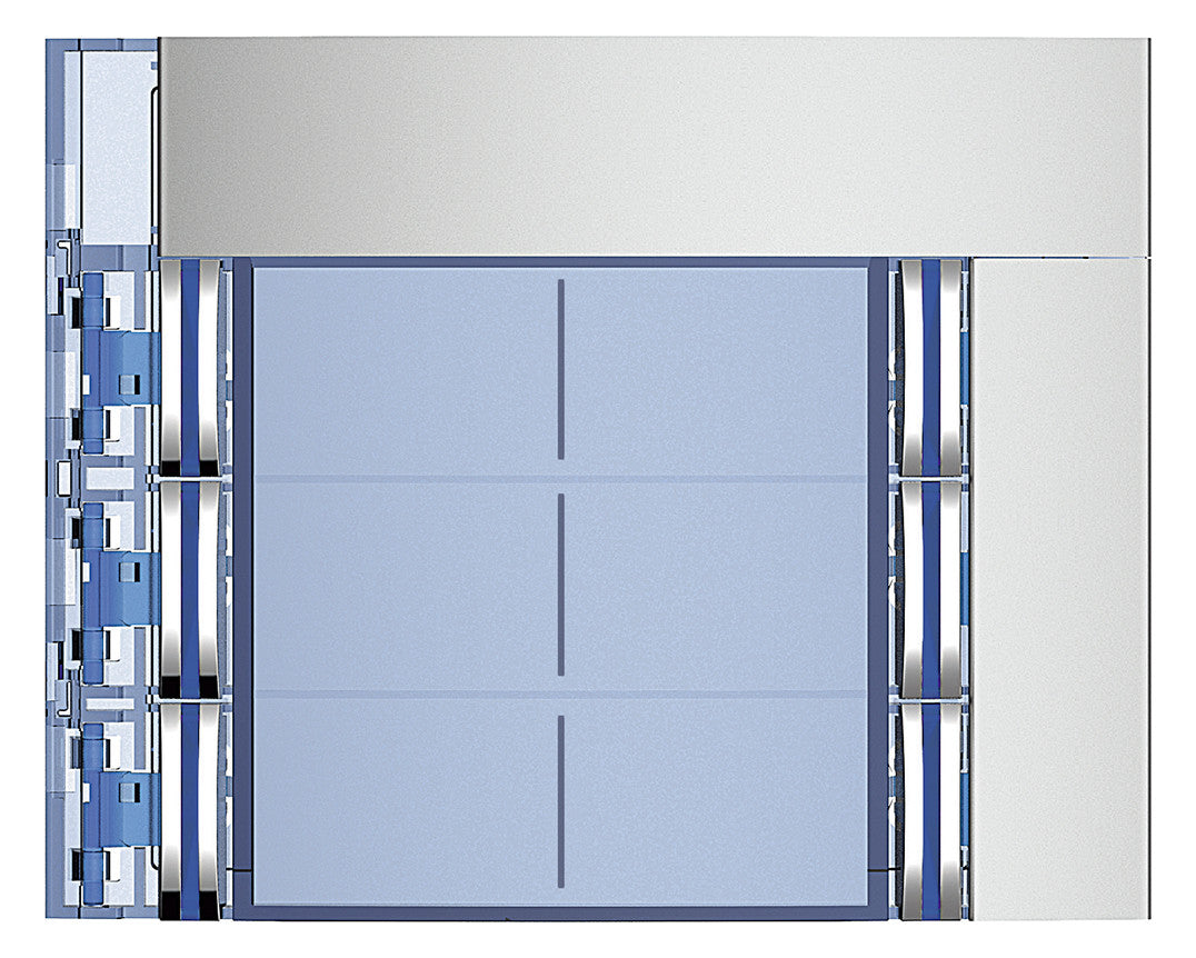 LEGRAND Ruftastenmodul Bus 6RT gr SFERA ALLMETAL Bticino 352161 115x91x11m