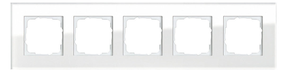 GIRA Rahmen 5f ws glas Esprit 021512