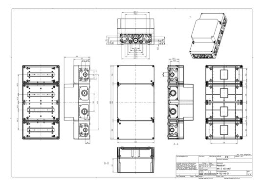 SPELSBERG Zählergehäuse Aufb IP65 Kst AKi-Z 403-eHZ 300x210x600mm