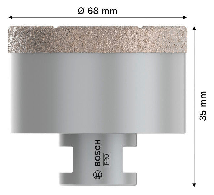 BOSCH-EW Diamant-Bohrkrone 68x35mm 2608587131 Innengew