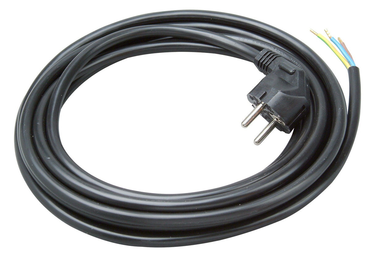 KOPP Netzanschlussleitung 5m 3x1,5qmm sw MULTIVERSAL 147705011 16A IP20 Aderendh