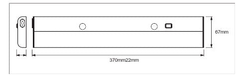 LEDVANCE LED-Anbauleuchte 6W 4000K 320lm Linear LED Flat Eco 6W 4000K si Konv
