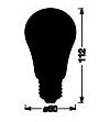 LEDVANCE LED-Lampe E27 A60 9W 2700-6500K SMART+ MATTER Cla A60 9W 827...865 ws F