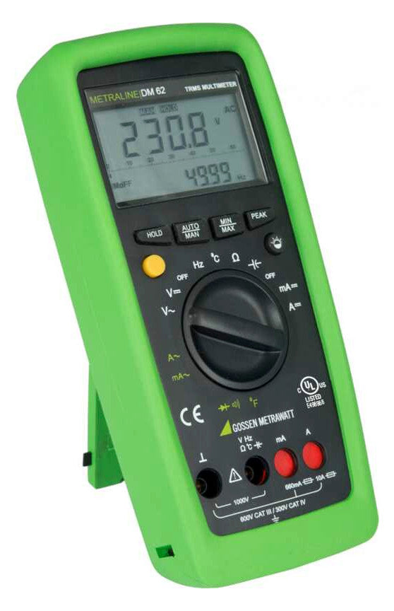 GOSSEN-METRA Multimeter a/d 1000V/AC METRALINE DM62 1000V/DC 10A/AC 10A/DC