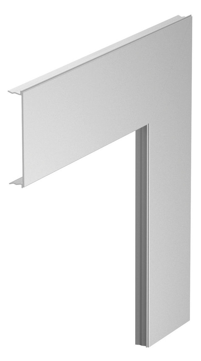 REHAU Oberteil FW GEB-K 80mm glatt Alu SIGNA STYLE BRA OT 80 FW EL natur hfr