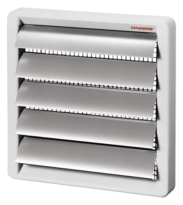 MAICO Wand-Jalousieklappe Kst 366x366mm AS 30 300mm ausblas Mit Einbaurahmen