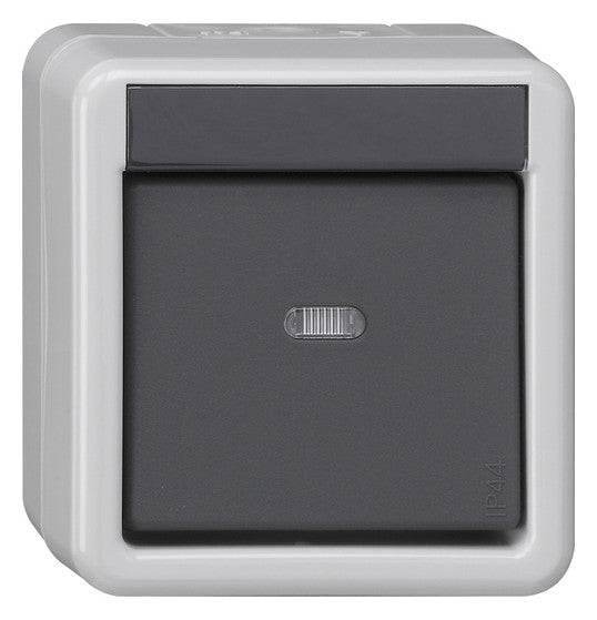 GIRA Tastsensor KNX AP gr 1f 1pkt WG 515130 inkl.Ankoppl