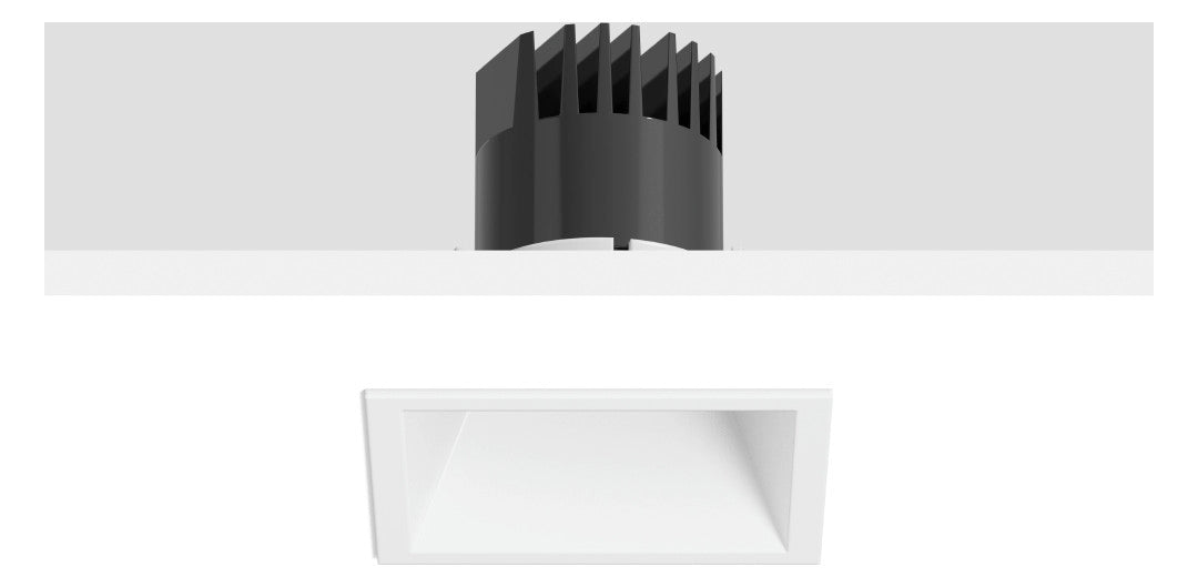 RZB LED-Einbaustrahler 7,5-12W Konv dim 901833.002 dim 1LED ws 3000K ws 1050lm