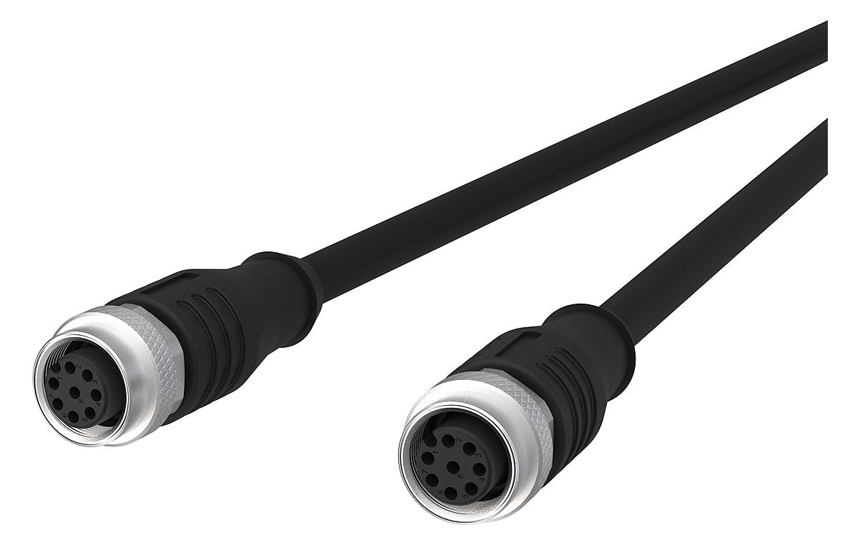 METZ CONNECT Sensor-Aktorkabel 8p 10m 142MHA22100 M12 Female ger M12 PUR hfr
