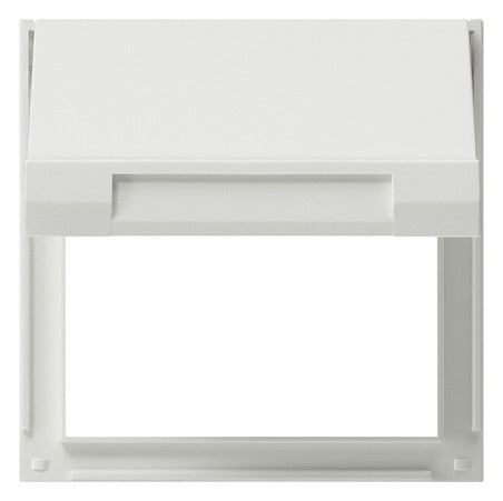 GIRA Zentralplatte Klapphaube 1f ws TX_44 065466 Schraubbef Klappd