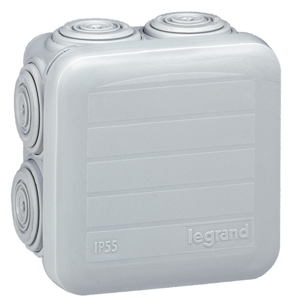 LEGRAND Abzweigdose IP55 20qmm quadrat Plexo Legrand 092005 65x65x40mm Kst hfr