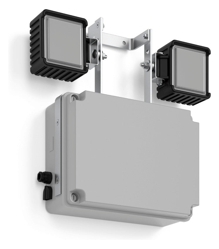RZB LED-Sicherheitsleuchte 72W 6500K PowerboxFlood 672197.009 2400lm Wandanb