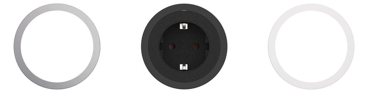 BACHMANN Steckdose 1f sw mt Einb m.BS PIX 926.001 IP20