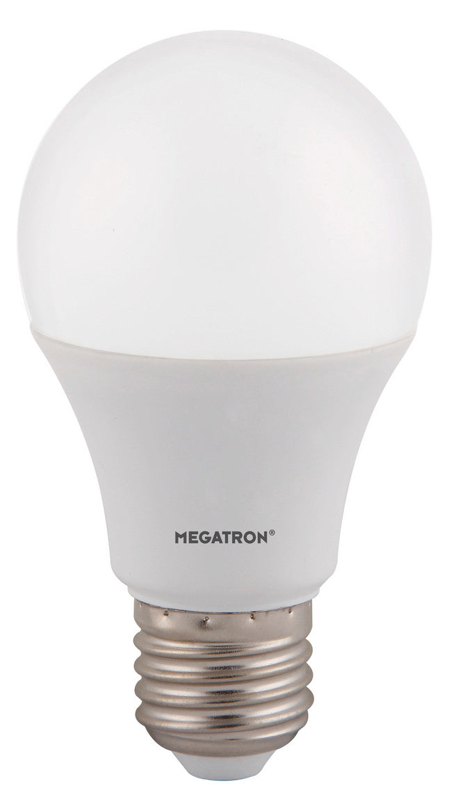 MEGATRON LED-Lampe E27 A60 8,5W 4000K ws MT65008 850lm F mattiert 280° UC