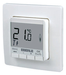 EBERLE Raumthermostat 230V 10A Wechsler FITnp 3Rw / weiß IP30 m.Display