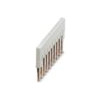 PHOENIX Querverbinder 10p gr steckb isol FBS 10-5 GY 24A m.Berühr.schutz