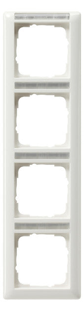 GIRA Rahmen 4f rws glz vert BSF Kst Standard 55 111403