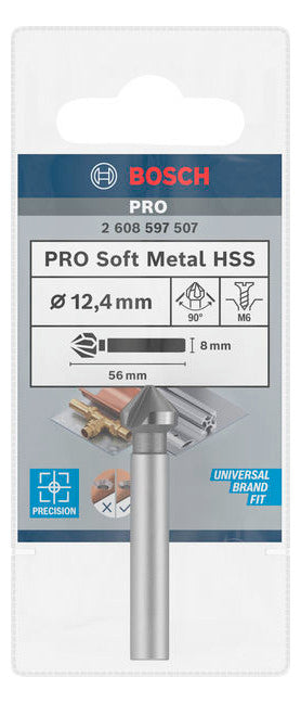 BOSCH-EW Versenkbohrer HSS 3Schn L56mm 2608597507 8mm re