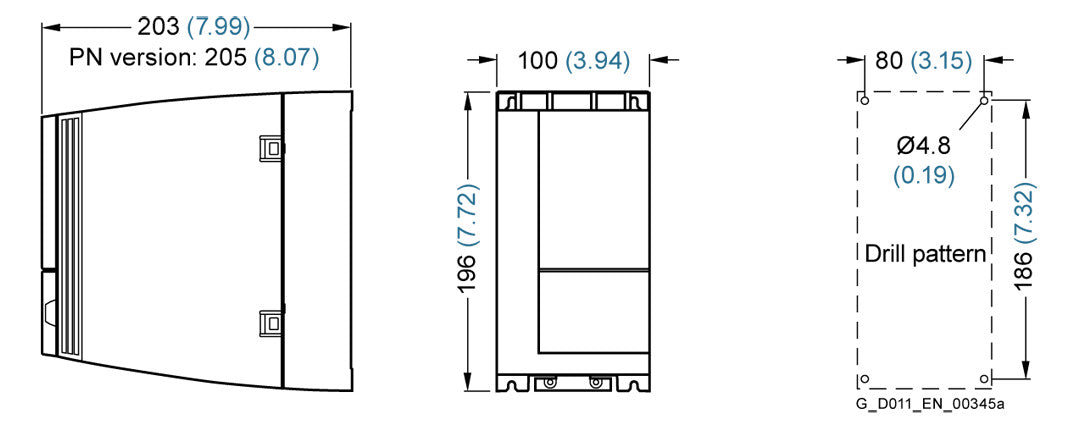 SIEMENS Frequenzumrichter 380-480V E3ph 6SL3210-1KE21-7AF1 A3ph 650Hz IP20