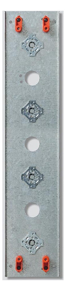 SIEDLE Adapter 4f UP gr ST 84x392x30mm VA/GU 514-0 Diebstahlsich.integrb