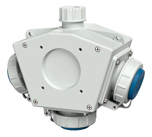 MENNEKES Energiewürfel Kst gr IP68 DELTA-BOX 10859 3Steckd