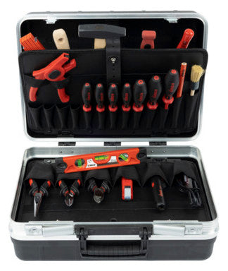 CIMCO Werkzeugkoffer Elektro 23tlg Sägen 170500 4Zangen 1Hammer 2xKabSchneid