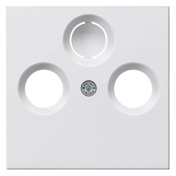 GIRA Zentralplatte Sat/TV/Radio 3f rws System 55 086927 Schraubbef