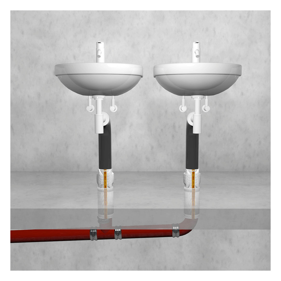 Missel Brandschutz-Dämm-Manschette R90 BSM-GuKu FL DN 100 | 253-2102