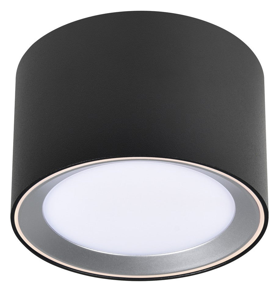 NORDLUX LED-Deckenanbauleuchte 6,5W sw Landon8 2110660103 2700K 600lm Konv