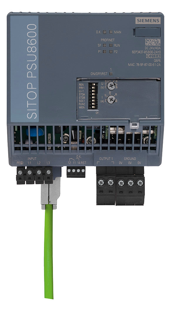 SIEMENS Gleichstromversorgung REG 24V 6EP3437-8SB00-2AY0 960W 400VAC 40A IP20
