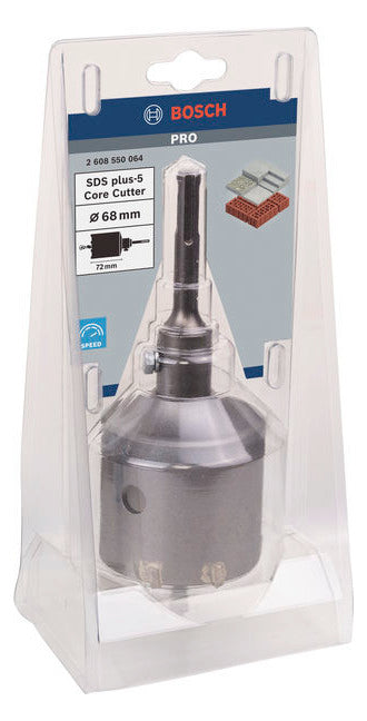 BOSCH-EW SDS-Bohrkrone Hartmetall 8mm 2608550064 68x60mm m.Zentrierbohrer