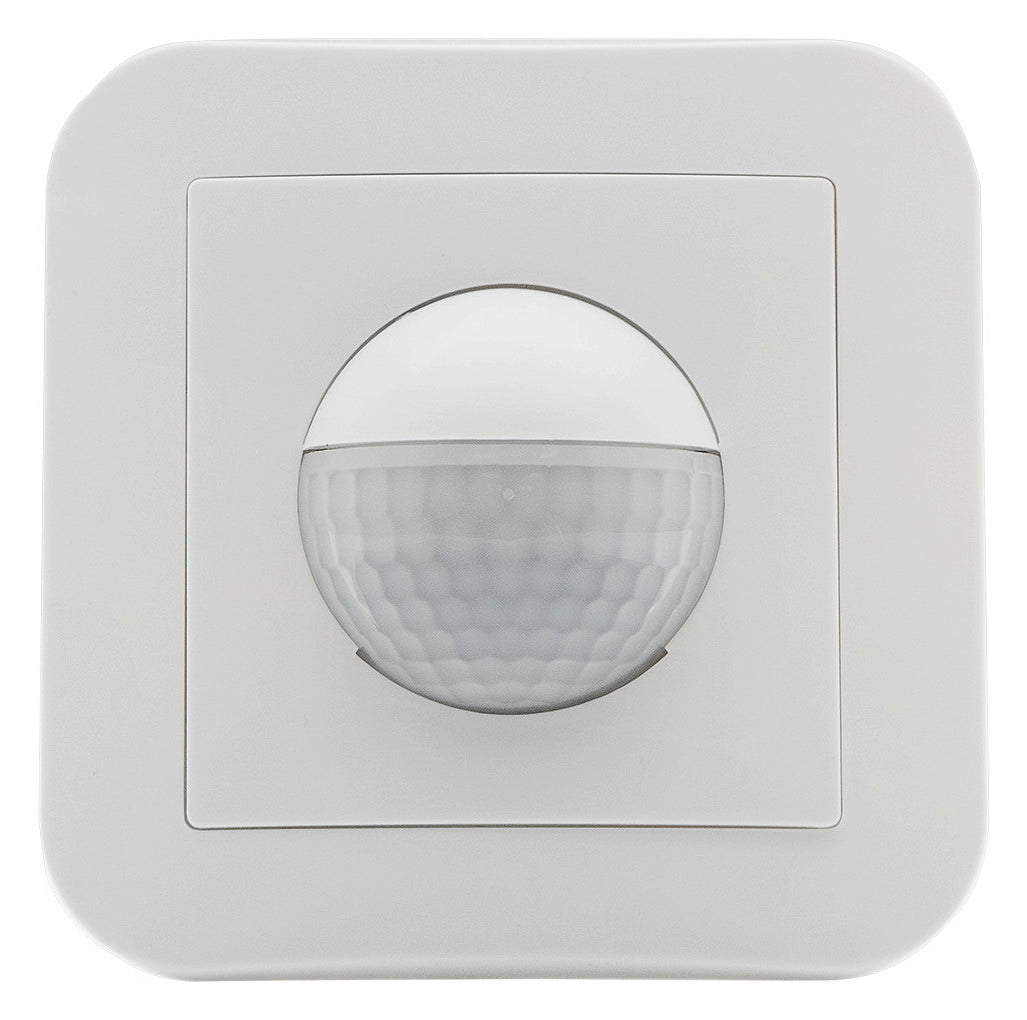 BEG Präsenzmeldersensor UP 180° ws IP20 Indoor 180-R-11-48V-3A mit Rahmen