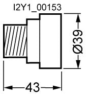 SIEMENS D-Schraubkappe DII Porzellan 5SH122