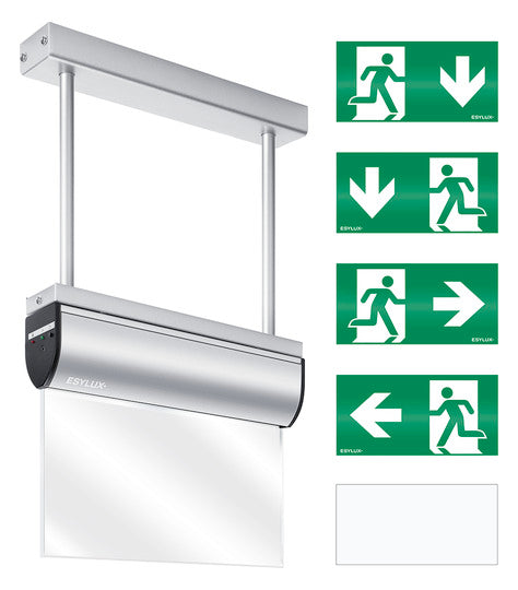 ESYLUX LED-Sicherheitsleuchte 3W Pendel SLC EL LED 3h 25m IR SC/C PM 25m