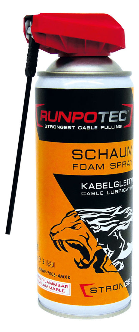 RUNPOTEC Gleitmittel 400ml Schaum Kab Kst/Metall/Beton 20522
