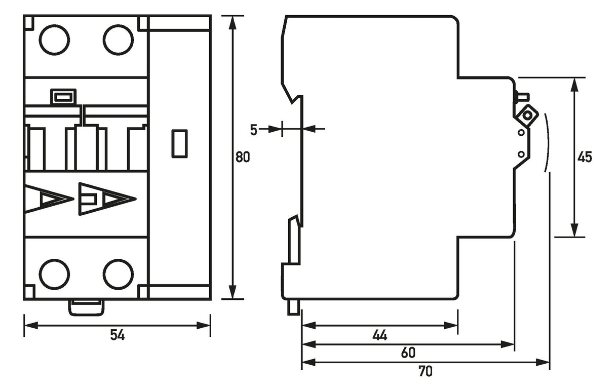 DOEPKE Brandschutzschalter 2p A 240V A DAFDD 1 B16/0,03/2-A KV B16A 0,03A 3TE